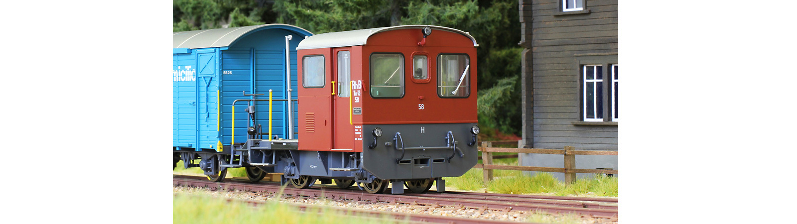 BEMO 9273 118 RhB Tm 2/2 58 Rangiertraktor (Finescale) World of Trains ...